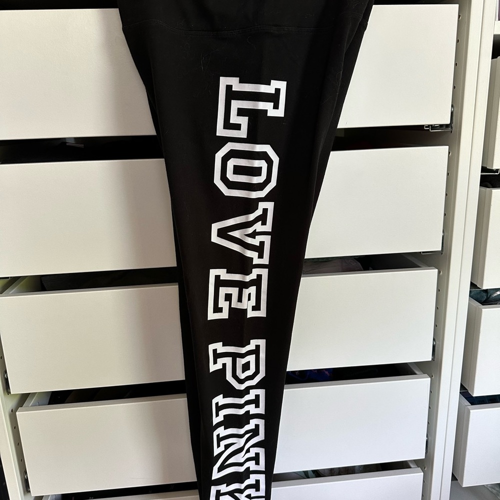 PINK Victoria's Secret Black Yoga Leggings